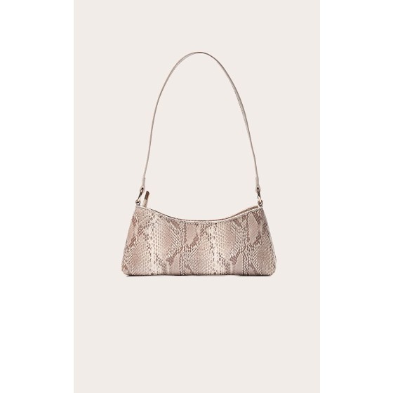 Snake Print Shoulder Bag