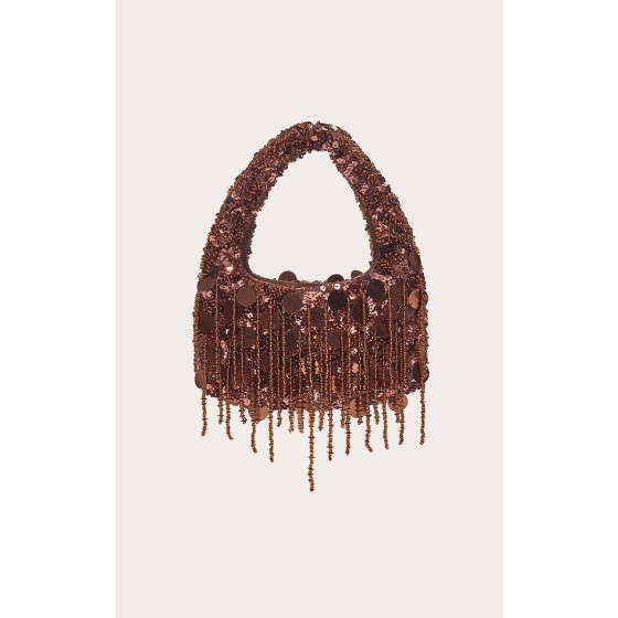 Sequin Tassel Mini Hand Bag