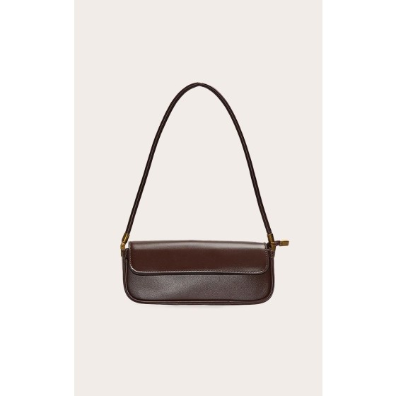 PU Skinny Elongated Shoulder Bag